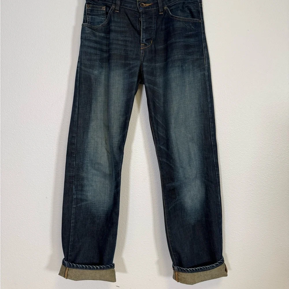 Raleigh‎ Denim White Oak Cone Selvage Denim Jeans Button Fly Men’s Sz 30
